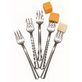 12 Piece Metalized Finish Appetizer Fork